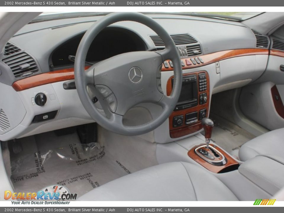 Ash Interior - 2002 Mercedes-Benz S 430 Sedan Photo #6
