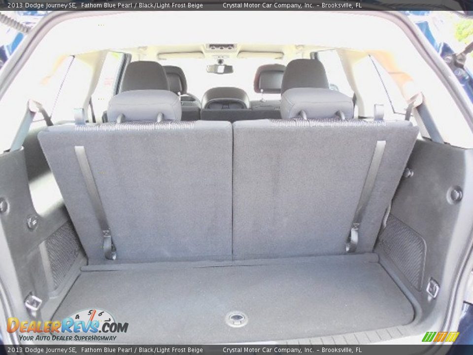 2013 Dodge Journey SE Fathom Blue Pearl / Black/Light Frost Beige Photo #8