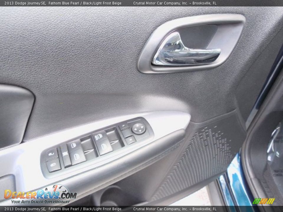 2013 Dodge Journey SE Fathom Blue Pearl / Black/Light Frost Beige Photo #19