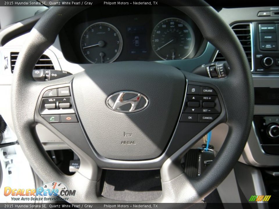 2015 Hyundai Sonata SE Steering Wheel Photo #30