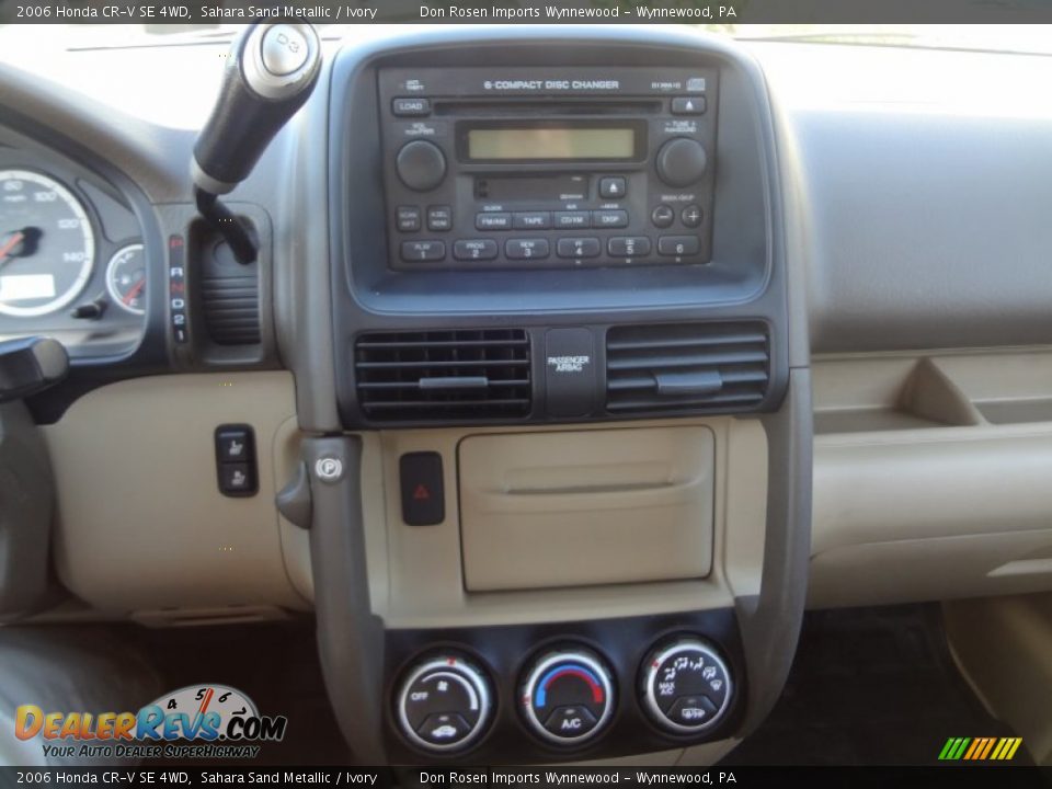 2006 Honda CR-V SE 4WD Sahara Sand Metallic / Ivory Photo #5