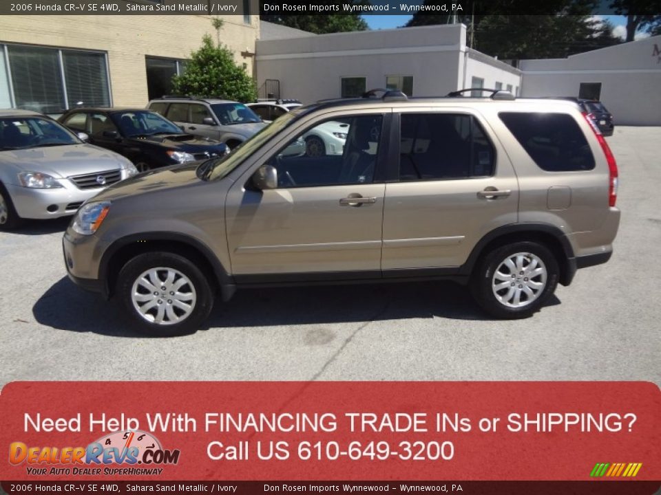 2006 Honda CR-V SE 4WD Sahara Sand Metallic / Ivory Photo #8
