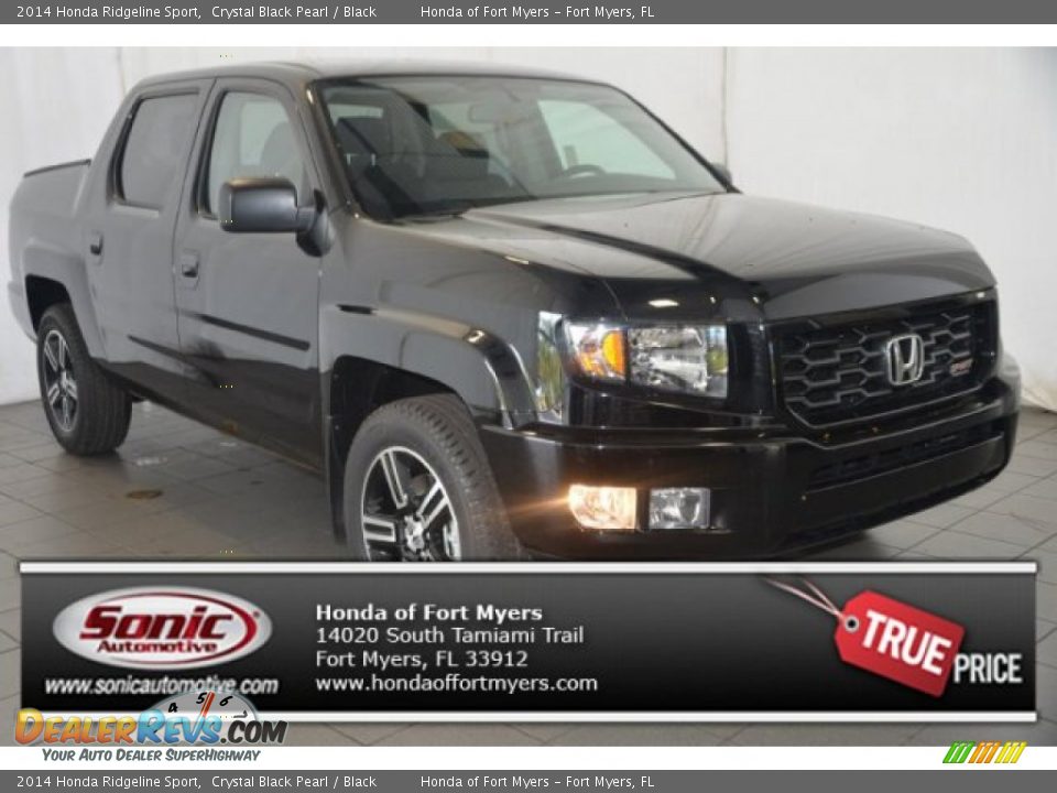 2014 Honda Ridgeline Sport Crystal Black Pearl / Black Photo #1