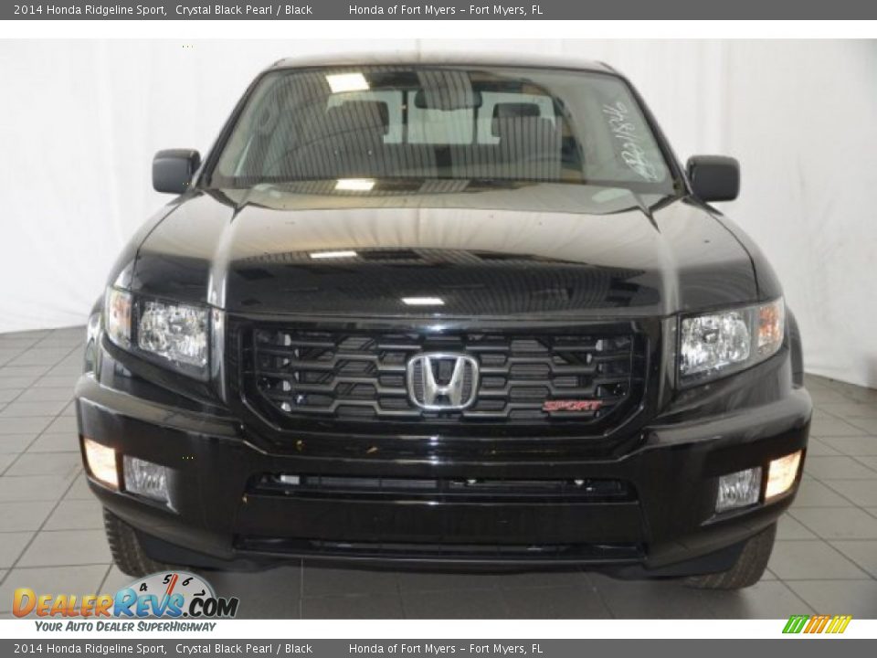 2014 Honda Ridgeline Sport Crystal Black Pearl / Black Photo #2