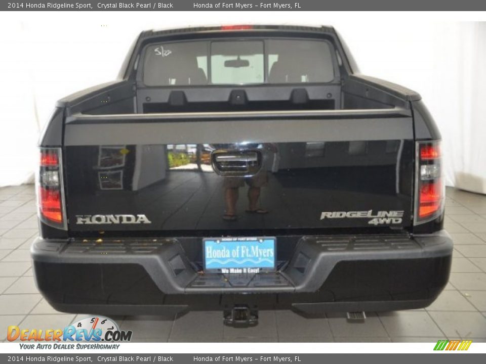 2014 Honda Ridgeline Sport Crystal Black Pearl / Black Photo #6