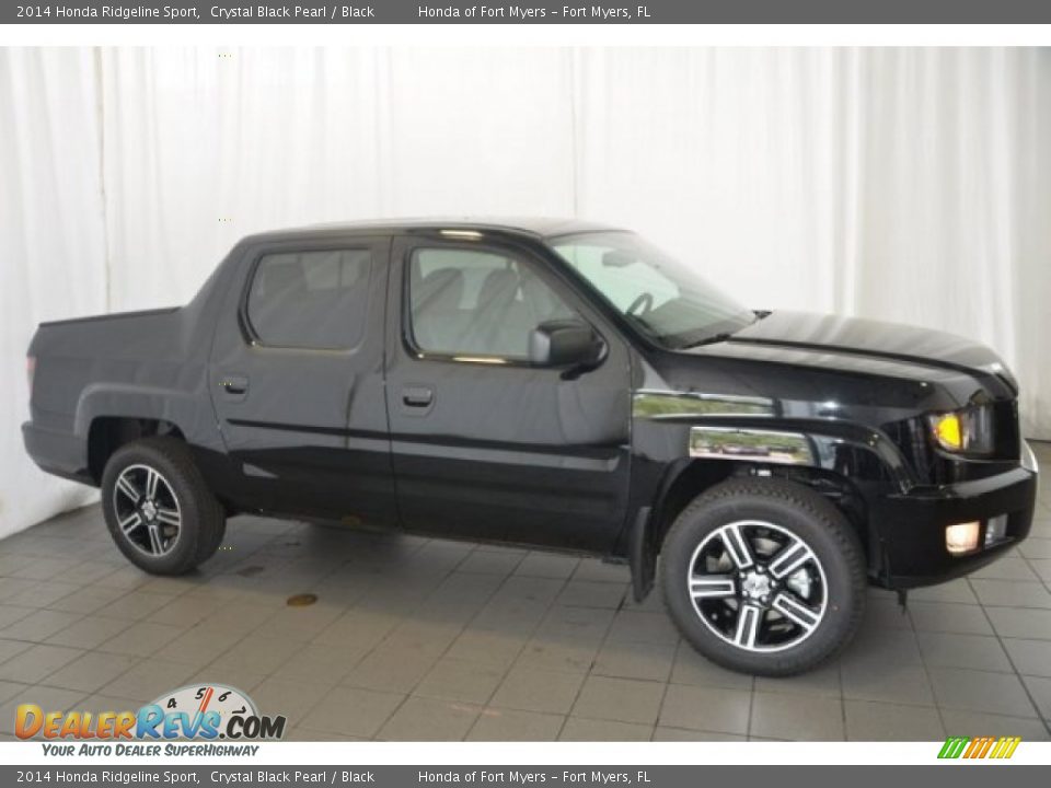 Crystal Black Pearl 2014 Honda Ridgeline Sport Photo #7