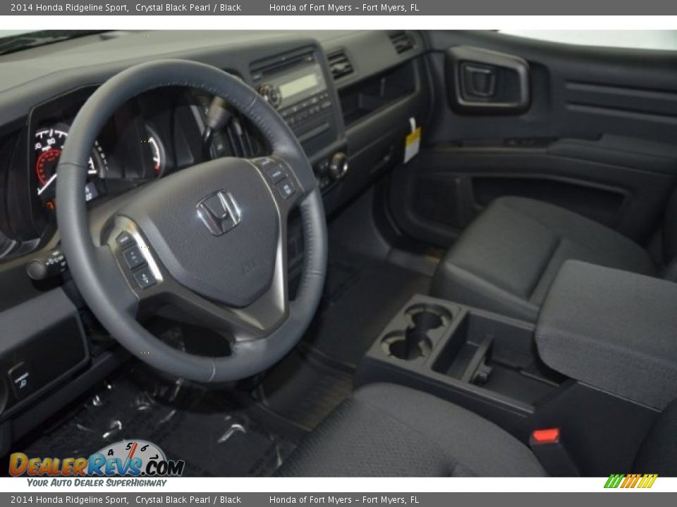 2014 Honda Ridgeline Sport Crystal Black Pearl / Black Photo #9