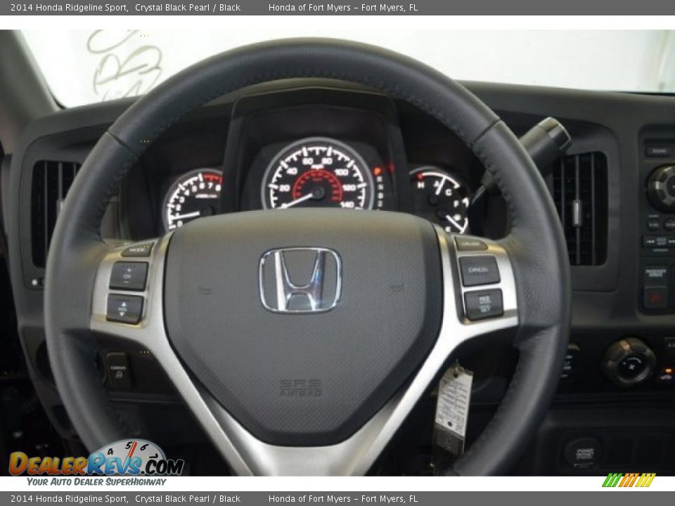 2014 Honda Ridgeline Sport Crystal Black Pearl / Black Photo #12