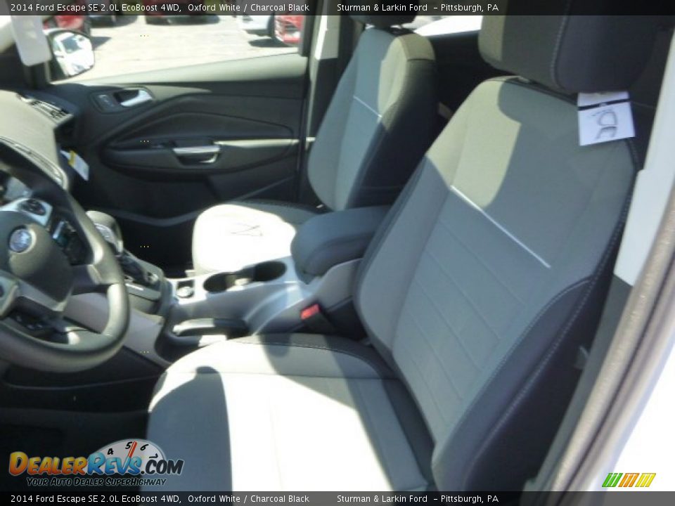 2014 Ford Escape SE 2.0L EcoBoost 4WD Oxford White / Charcoal Black Photo #8