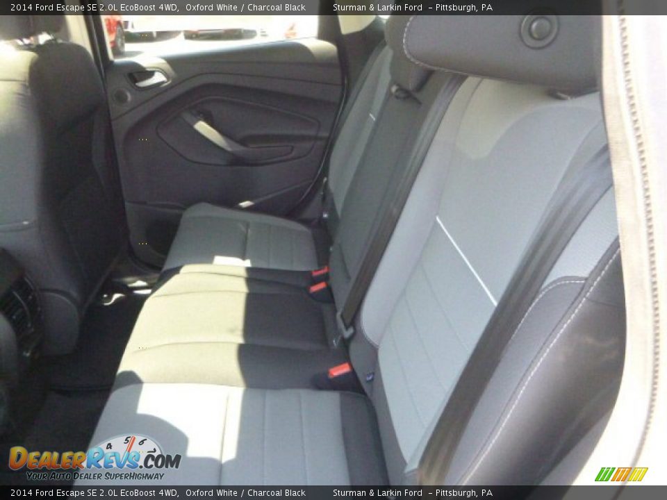 2014 Ford Escape SE 2.0L EcoBoost 4WD Oxford White / Charcoal Black Photo #9