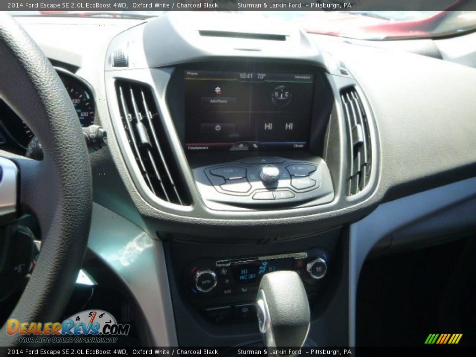 2014 Ford Escape SE 2.0L EcoBoost 4WD Oxford White / Charcoal Black Photo #13
