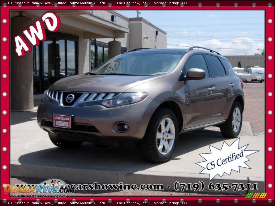 2010 Nissan Murano SL AWD Tinted Bronze Metallic / Black Photo #1