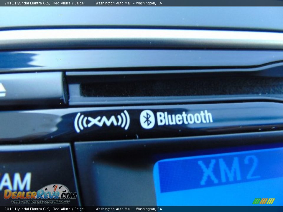 2011 Hyundai Elantra GLS Red Allure / Beige Photo #14