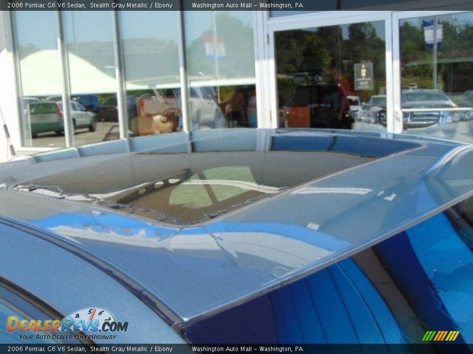 2006 Pontiac G6 V6 Sedan Stealth Gray Metallic / Ebony Photo #4