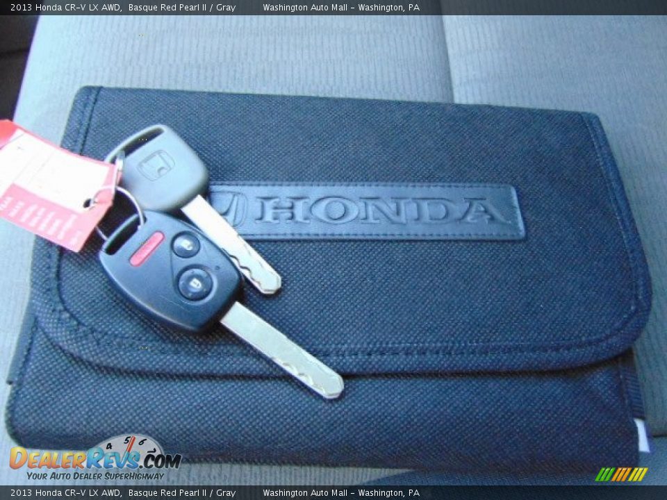 2013 Honda CR-V LX AWD Basque Red Pearl II / Gray Photo #18