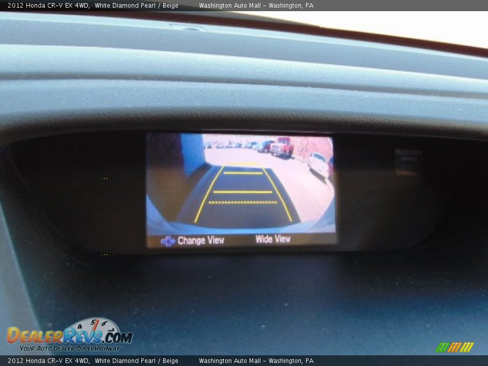 2012 Honda CR-V EX 4WD White Diamond Pearl / Beige Photo #15