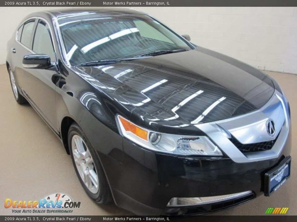2009 Acura TL 3.5 Crystal Black Pearl / Ebony Photo #1