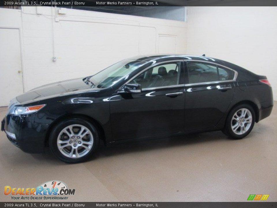 2009 Acura TL 3.5 Crystal Black Pearl / Ebony Photo #4