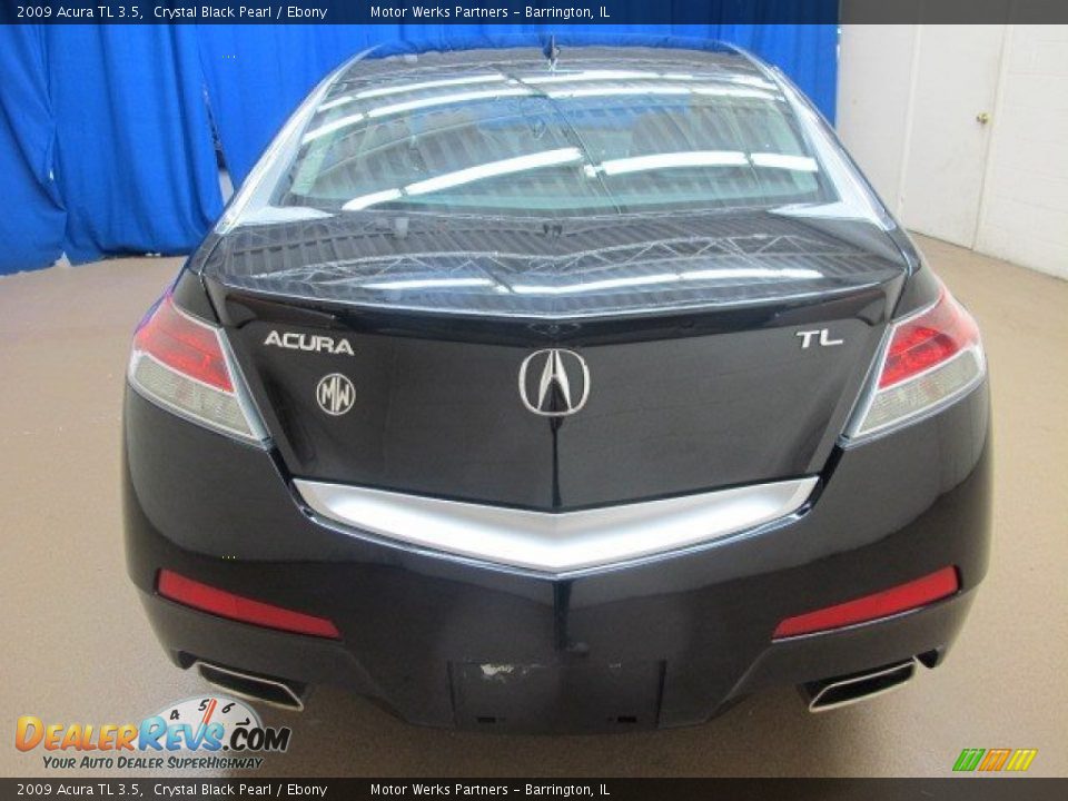 2009 Acura TL 3.5 Crystal Black Pearl / Ebony Photo #6