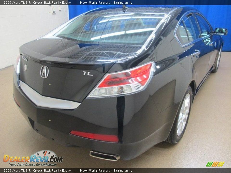 2009 Acura TL 3.5 Crystal Black Pearl / Ebony Photo #7