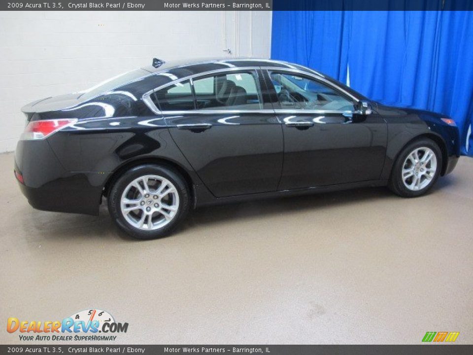 2009 Acura TL 3.5 Crystal Black Pearl / Ebony Photo #8