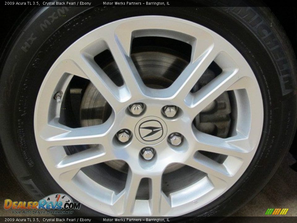 2009 Acura TL 3.5 Crystal Black Pearl / Ebony Photo #10