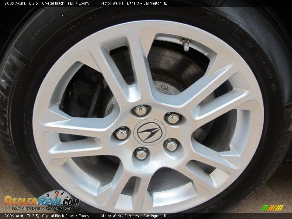 2009 Acura TL 3.5 Crystal Black Pearl / Ebony Photo #11