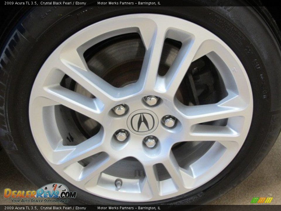 2009 Acura TL 3.5 Crystal Black Pearl / Ebony Photo #12