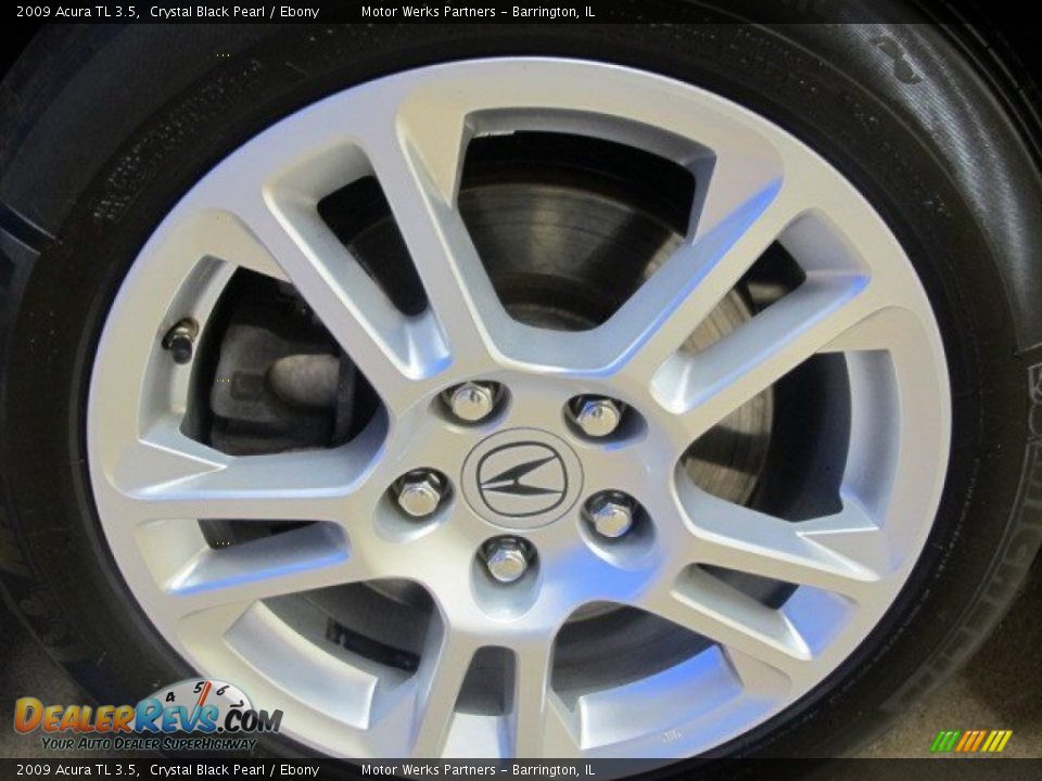 2009 Acura TL 3.5 Crystal Black Pearl / Ebony Photo #13