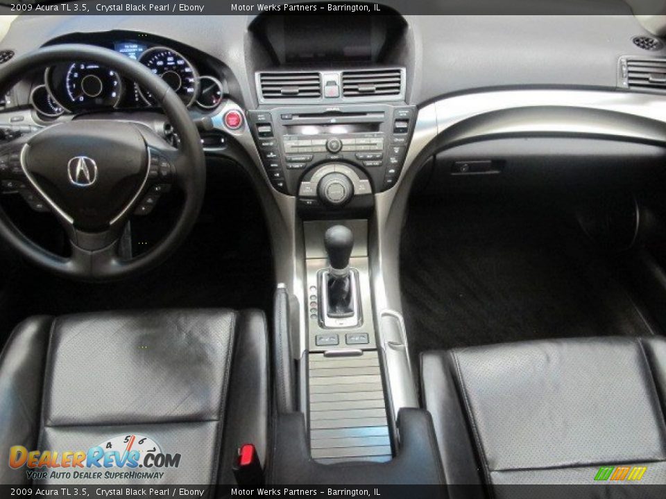 2009 Acura TL 3.5 Crystal Black Pearl / Ebony Photo #14