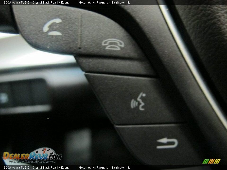 2009 Acura TL 3.5 Crystal Black Pearl / Ebony Photo #16