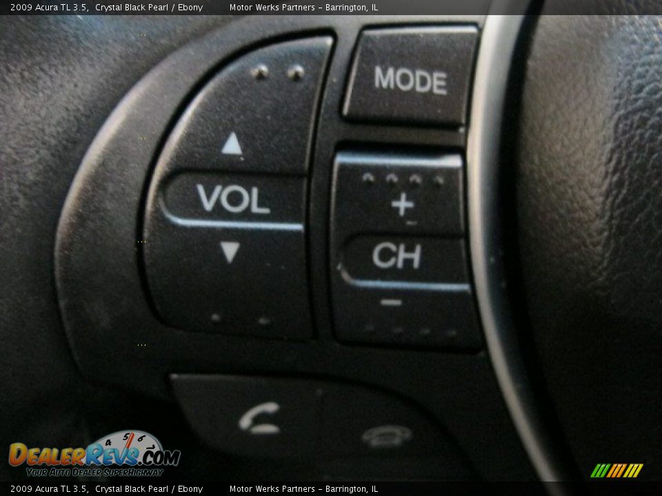 2009 Acura TL 3.5 Crystal Black Pearl / Ebony Photo #17