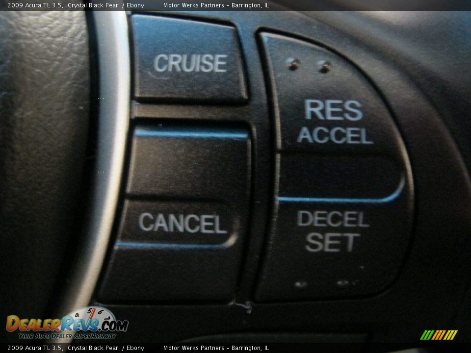 2009 Acura TL 3.5 Crystal Black Pearl / Ebony Photo #19