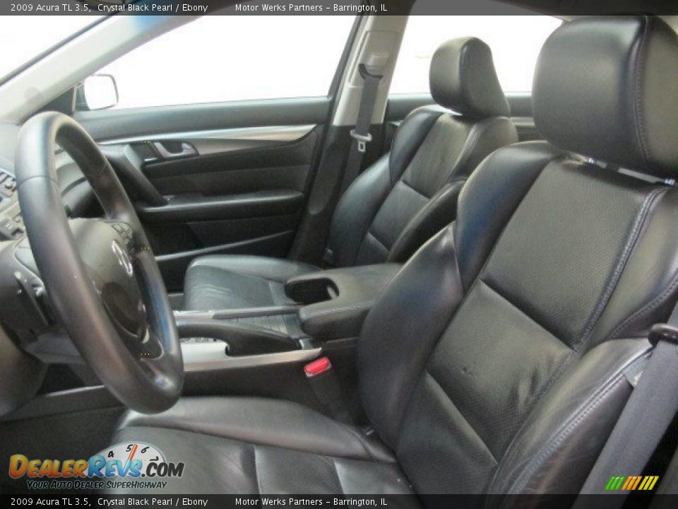 2009 Acura TL 3.5 Crystal Black Pearl / Ebony Photo #24