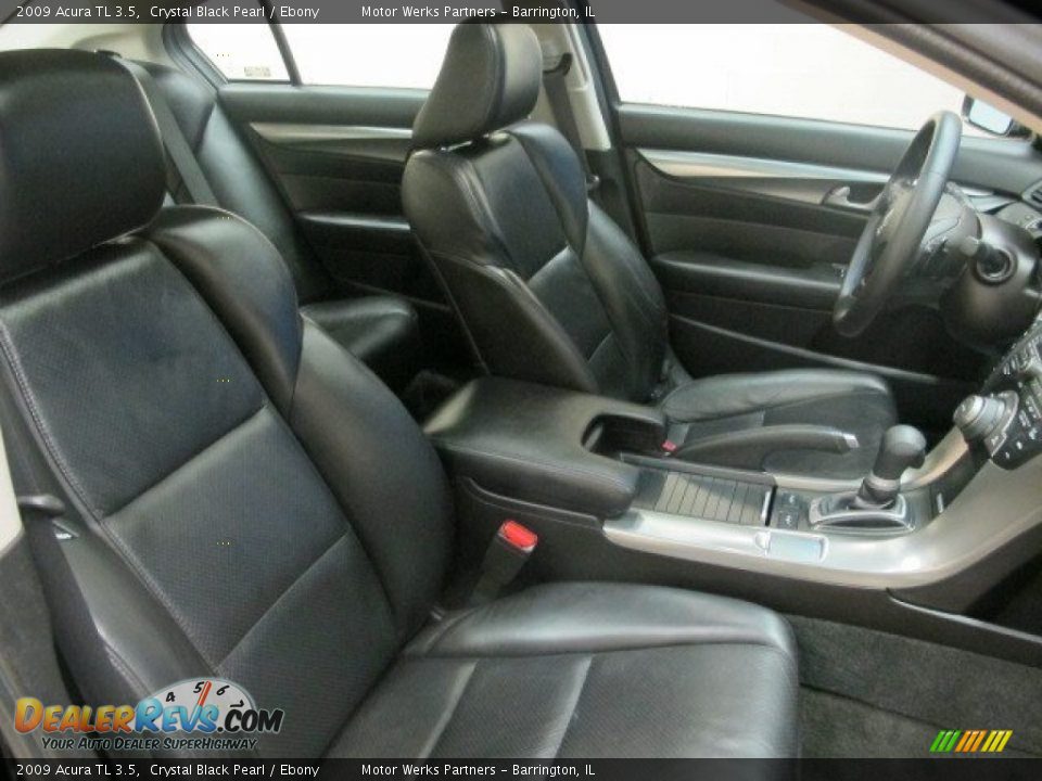 2009 Acura TL 3.5 Crystal Black Pearl / Ebony Photo #28