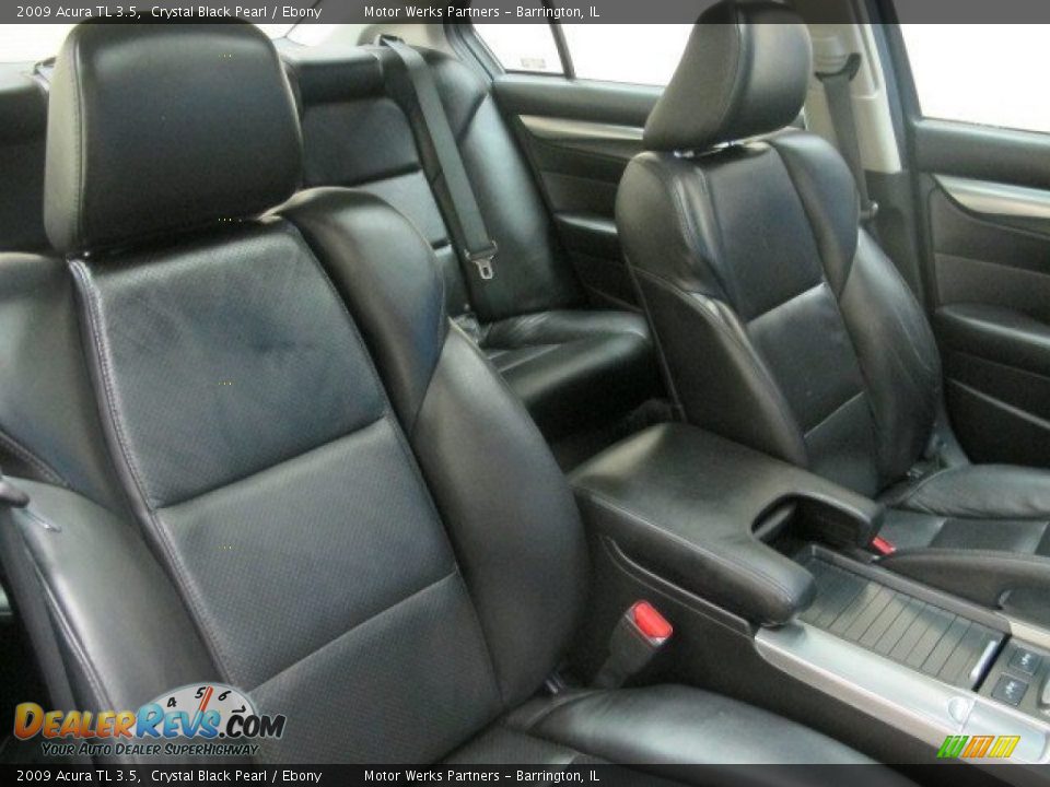 2009 Acura TL 3.5 Crystal Black Pearl / Ebony Photo #30