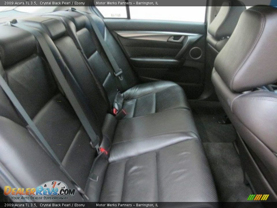 2009 Acura TL 3.5 Crystal Black Pearl / Ebony Photo #33