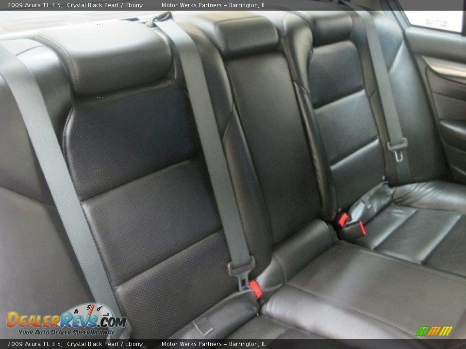 2009 Acura TL 3.5 Crystal Black Pearl / Ebony Photo #34