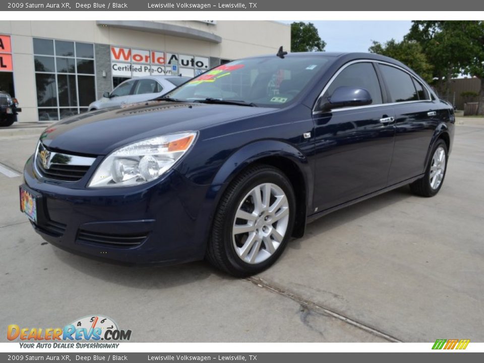 2009 Saturn Aura XR Deep Blue / Black Photo #1