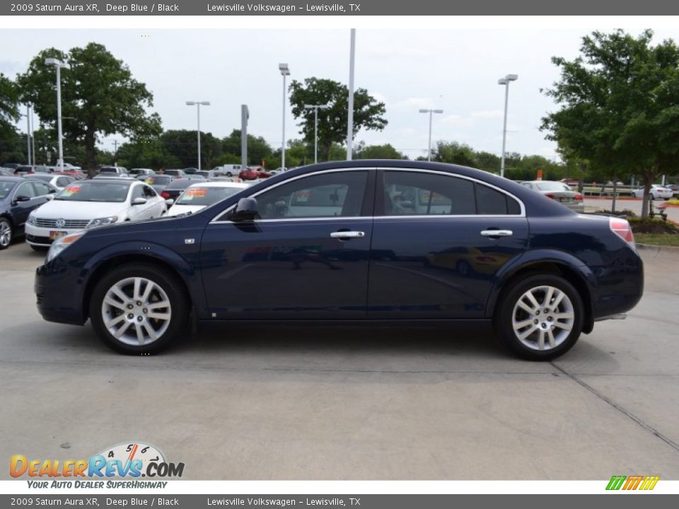 2009 Saturn Aura XR Deep Blue / Black Photo #2