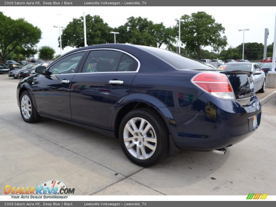 2009 Saturn Aura XR Deep Blue / Black Photo #3