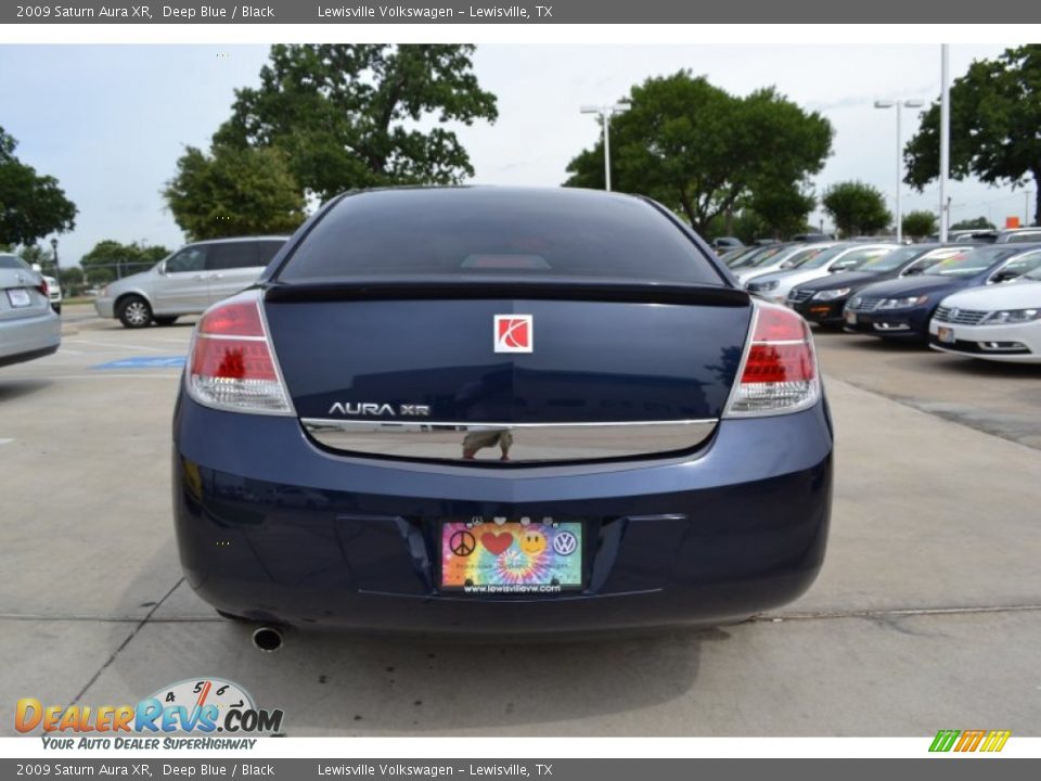2009 Saturn Aura XR Deep Blue / Black Photo #4