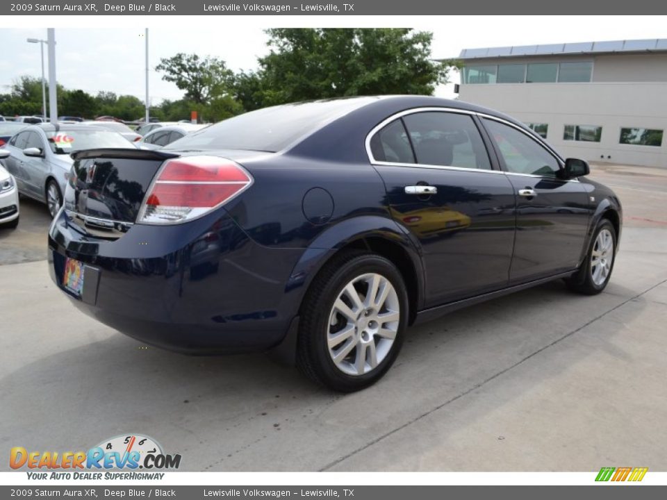 2009 Saturn Aura XR Deep Blue / Black Photo #5