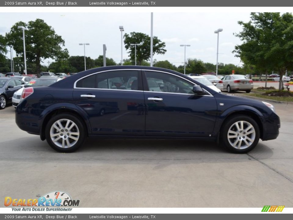 2009 Saturn Aura XR Deep Blue / Black Photo #6
