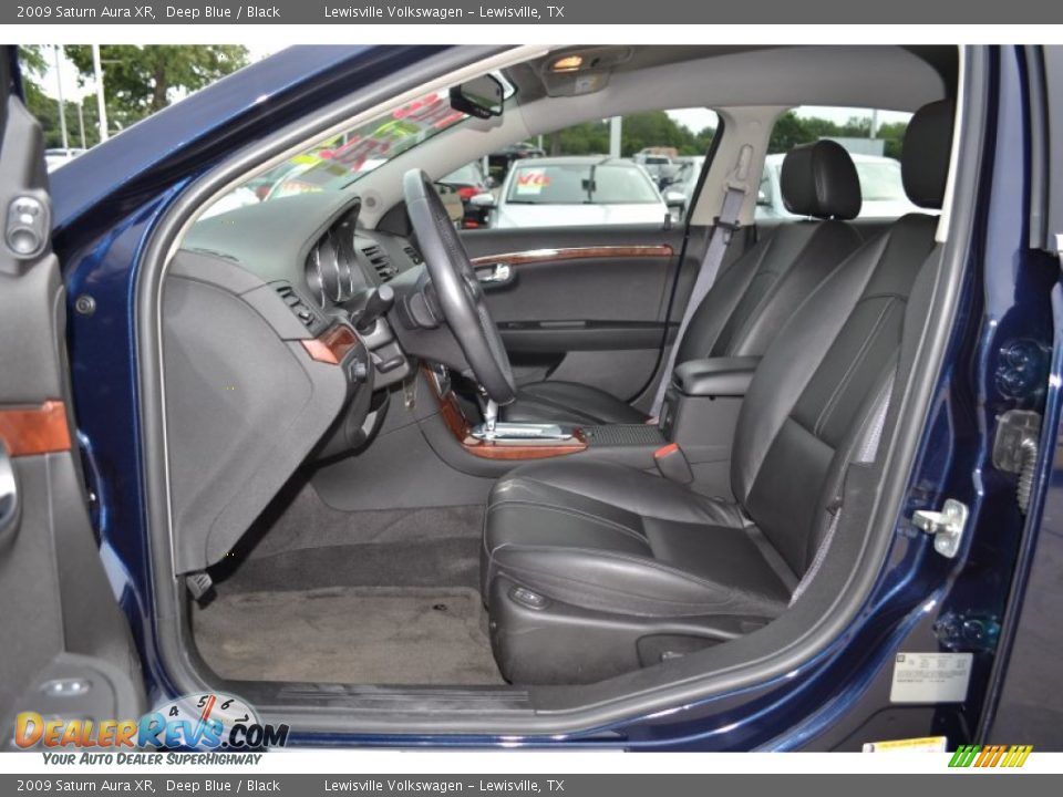 2009 Saturn Aura XR Deep Blue / Black Photo #9