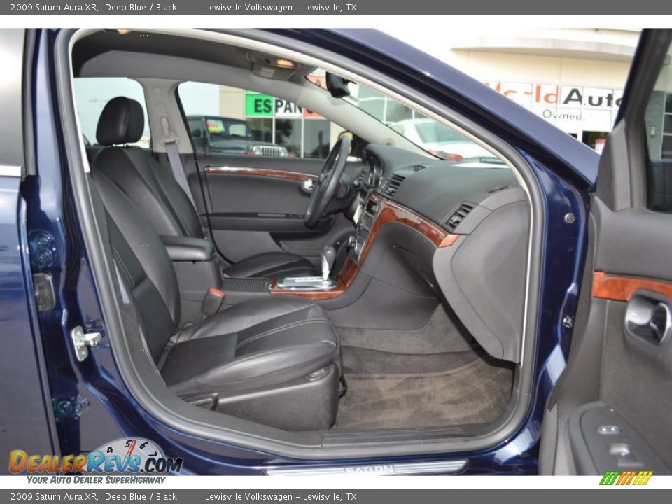 2009 Saturn Aura XR Deep Blue / Black Photo #10