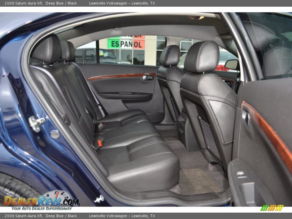 2009 Saturn Aura XR Deep Blue / Black Photo #11