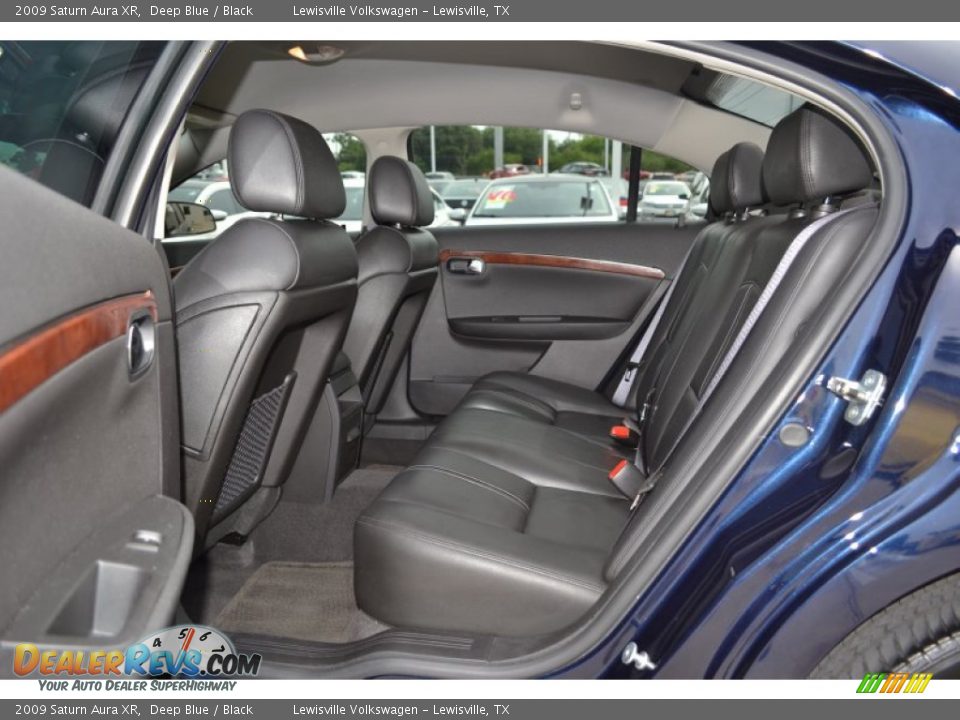 2009 Saturn Aura XR Deep Blue / Black Photo #12