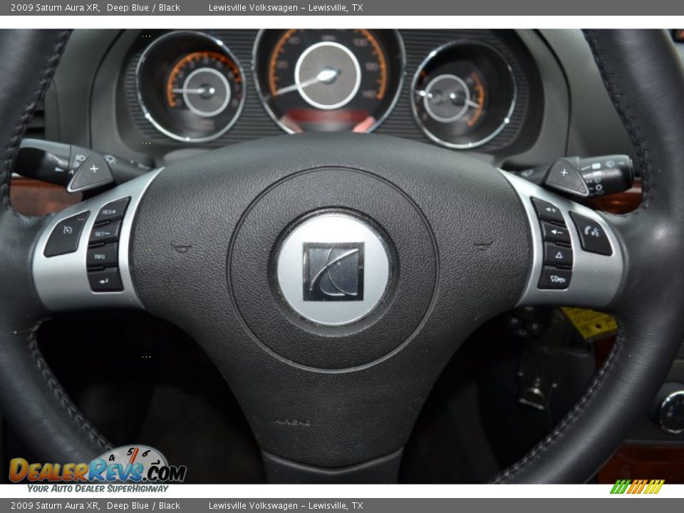 2009 Saturn Aura XR Deep Blue / Black Photo #17