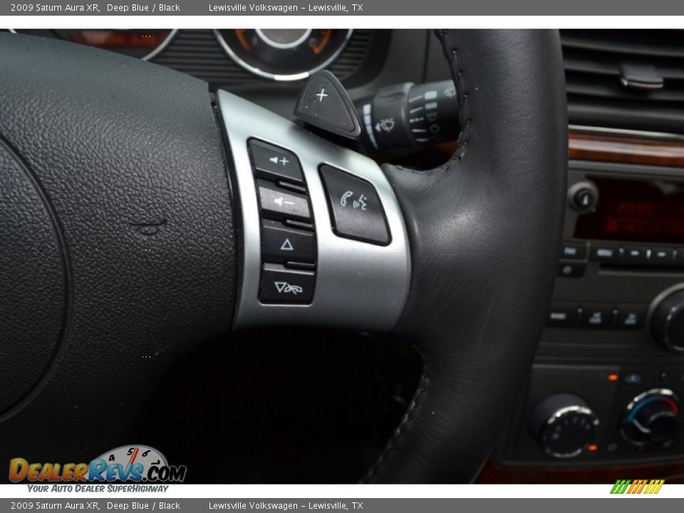 2009 Saturn Aura XR Deep Blue / Black Photo #19